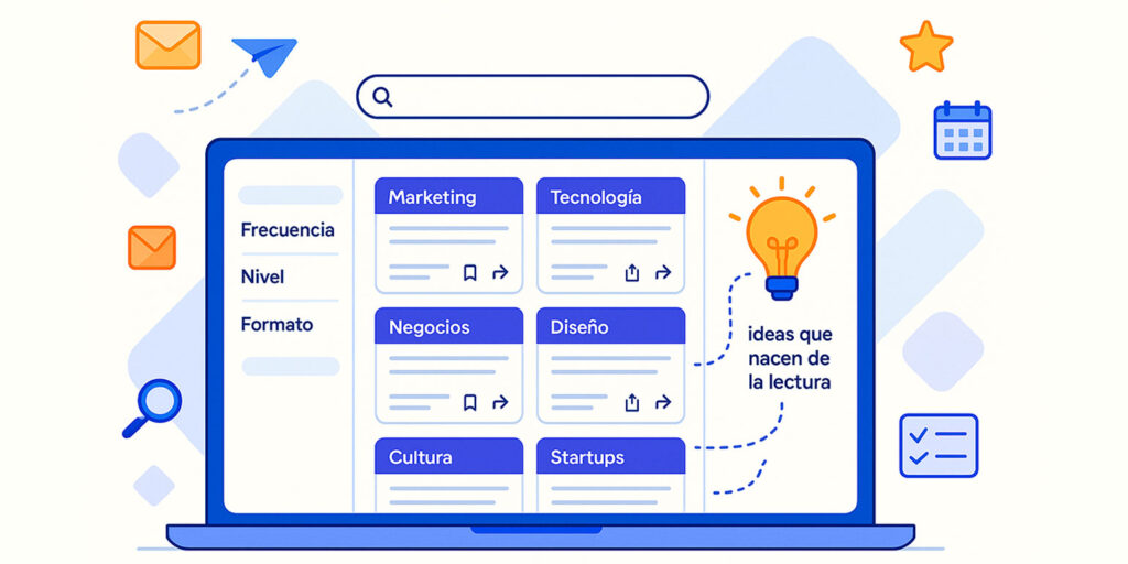 Explora newsletters en español que combinan actualidad, creatividad y estrategias de email marketing efectivas.